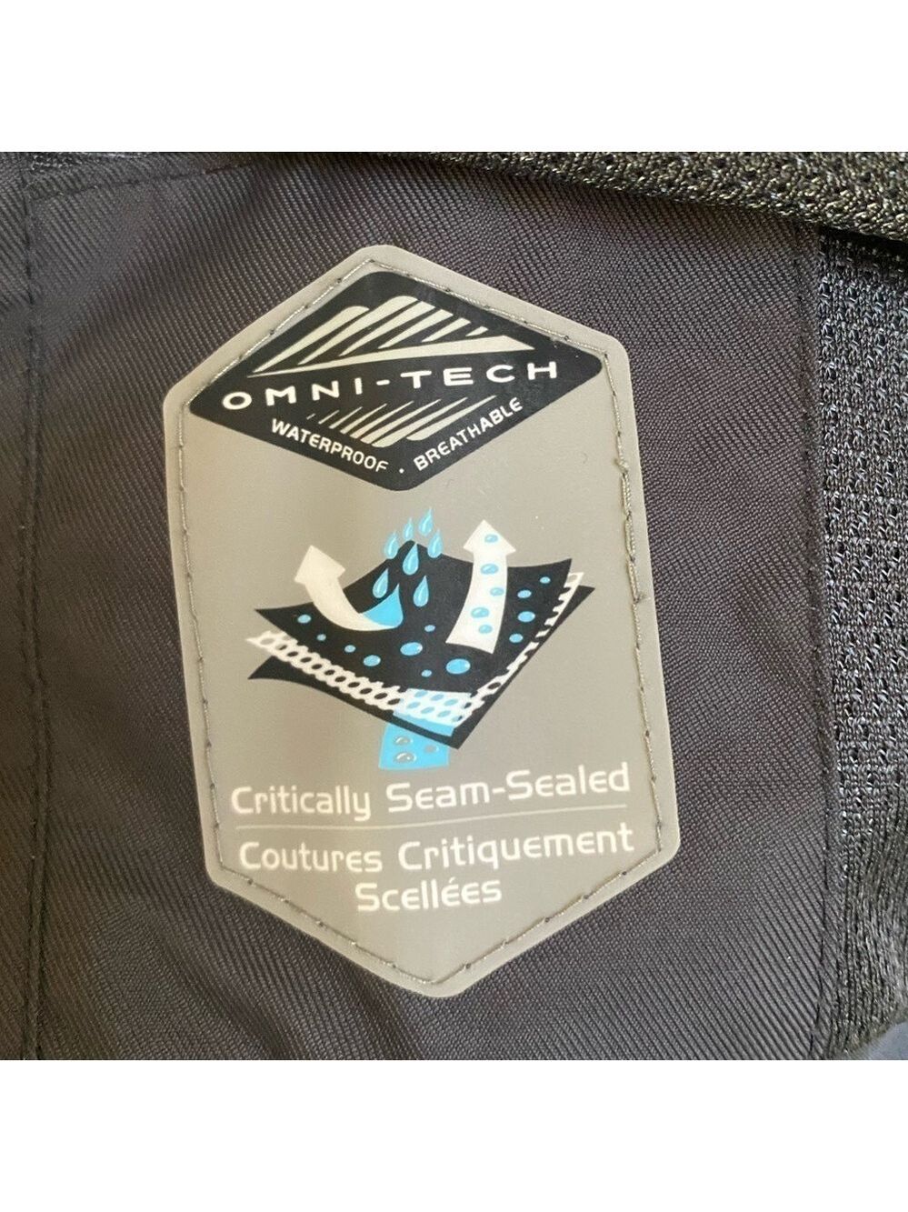 Columbia-Men’s 3X tall black/gray” whirlibird” OmniTech ski jacket. Exc preowned - Picture 4 of 13